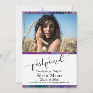 Einzigartige Graduierungspartei - Fotokarte versch Einladung