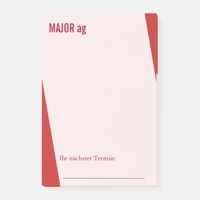 Einzigartige Hinweise cool und extravagant Post-it Klebezettel (Vorderseite)