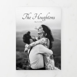 Einzigartige Hochzeit Sichern Sie die Ankündigung 