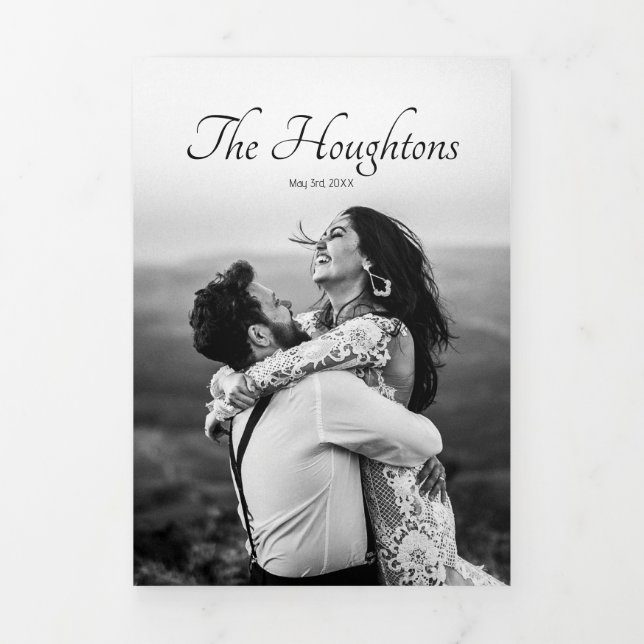 Einzigartige Hochzeit Sichern Sie die Ankündigung  (Cover)