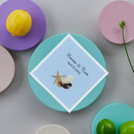 Einzigartige Hochzeitsfeier am Seeufer Serviette