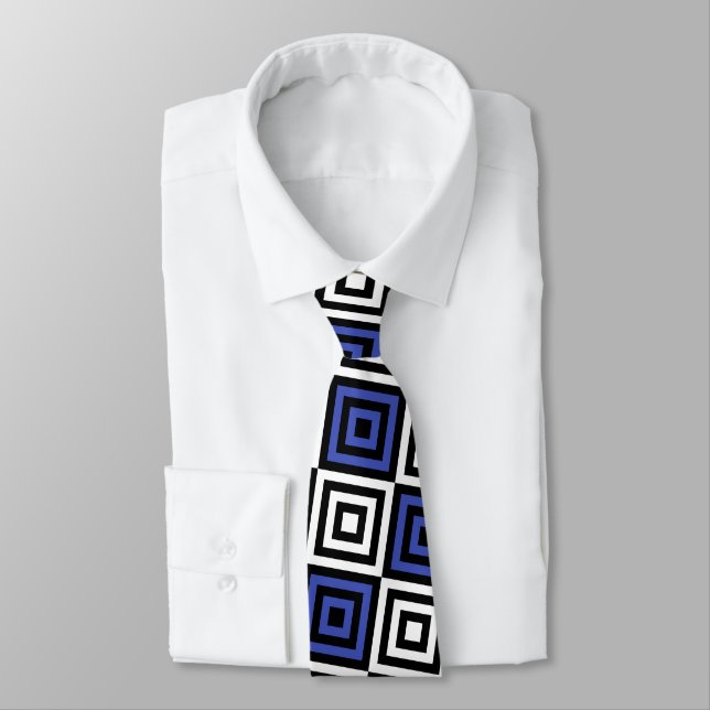 Einzigartige Hochzeitsgeschenke Moderne Geometrie  Krawatte (Gebunden)