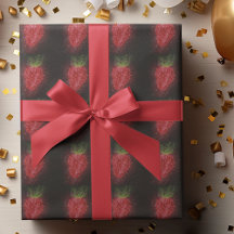 Einzigartige Imitats Glitzer Erdbeere