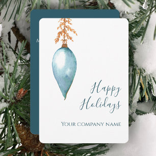 Einzigartige individuelle Wasserfarben - Urlaub fü Feiertagskarte