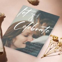 Einzigartige Kalligrafie: Feiern wir Foto Hochzeit