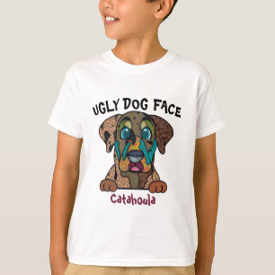 Einzigartige Katahoula hässliche Hündin Gesicht T T-Shirt