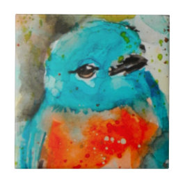 Einzigartige Keramik für Vögel Fliese