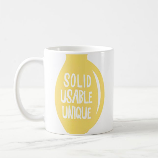 Einzigartige Keramik Kaffeetasse (Links)