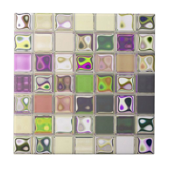 Einzigartige Keramik Tile Fliese (Vorderseite)