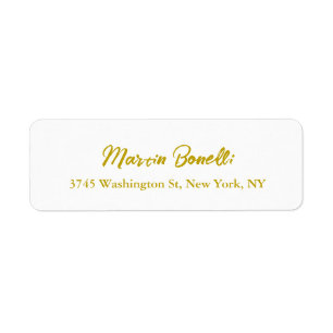 Einzigartige klassische, einfache Gold-Farbnamenka