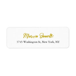 Einzigartige klassische, einfache Gold-Farbnamenka