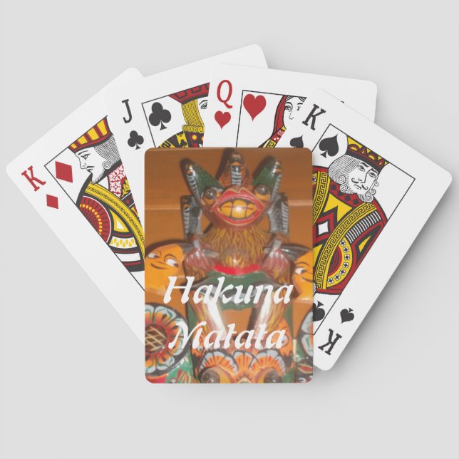 Einzigartige Kulturkunst - sri-lankisches/indonesi Spielkarten (Rückseite)