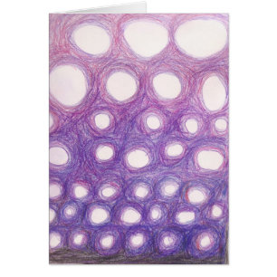 Einzigartige Kunst-Karte