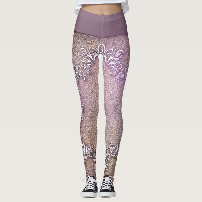 Einzigartige Kunst Leggings (Vorderseite)