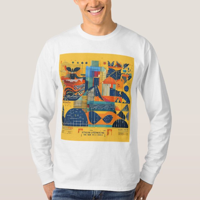 Einzigartige Kunst T-Shirt (Vorderseite)