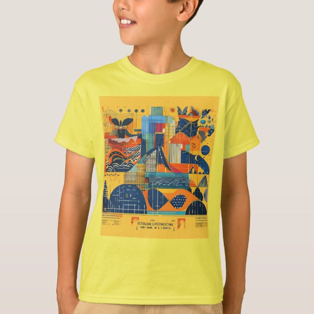 Einzigartige Kunst T-Shirt (Vorderseite)