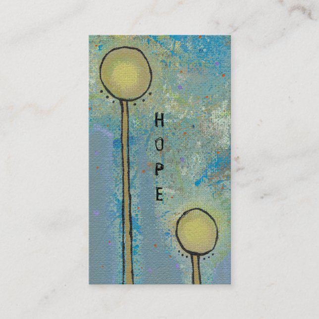 Einzigartige Kunstentwurfs-Spaßmalerei fertigen Visitenkarte (Vorderseite)