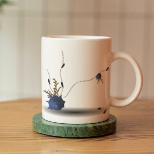 Einzigartige künstlerische Kunstgeschichte Kaffeetasse