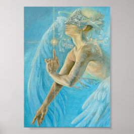 Einzigartige Kunstwerke Chamuel Archangel göttlich Poster