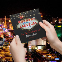 Einzigartige Las Vegas Hochzeit oder Party Einladu
