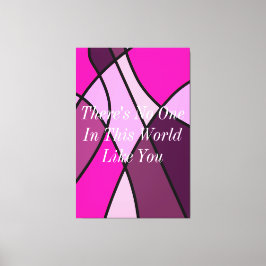 Einzigartige Leinwand