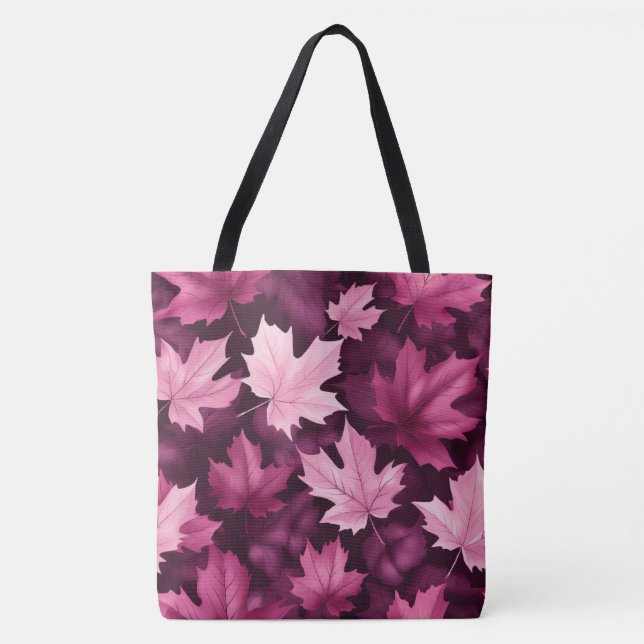 Einzigartige Lila Ahornleaf Tasche (Vorderseite)