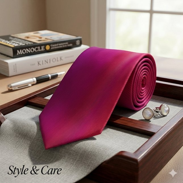 Einzigartige Lila Halsbinde mit glattem Hintergrun Krawatte (Unique Purple neck tie with Smooth Background)