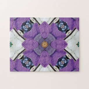 Einzigartige Lila Herausforderung Puzzle