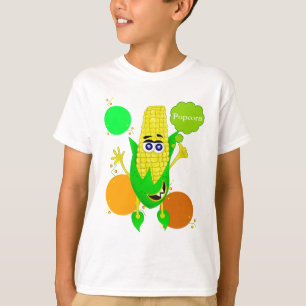 Einzigartige Maismonsterillustration für Kinder T-Shirt