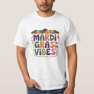 Einzigartige Mardi Gras Grafik für Enthusiasten T-Shirt