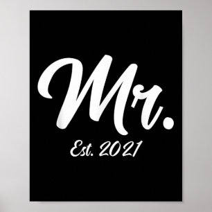Einzigartige Matching Mariage Geschenke für den Br Poster