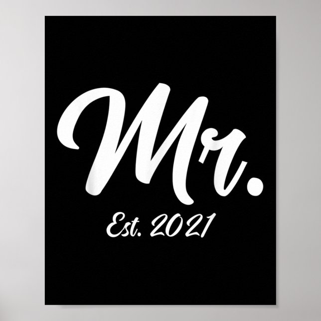Einzigartige Matching Mariage Geschenke für den Br Poster (Vorne)