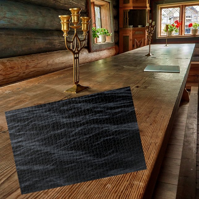 Einzigartige Meereswellen von soliden schwarzen Pu Puzzle (Von Creator hochgeladen)