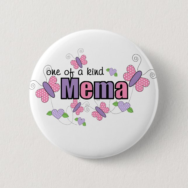 Einzigartige Mema Button (Vorderseite)