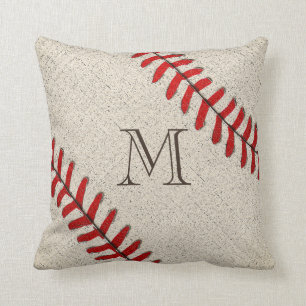 Einzigartige mit Monogramm Baseball-Geschenke für Kissen