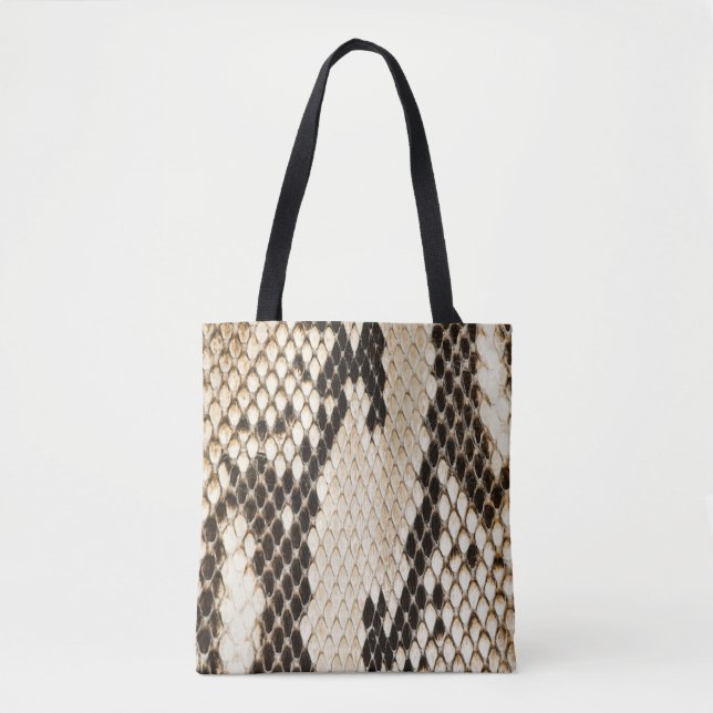 Einzigartige Mode Snakeskin Taschen-Tasche (Vorderseite)
