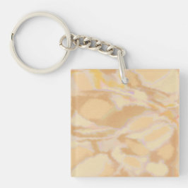 Einzigartige, moderne Aquarellhand zeichnend Orang Schlüsselanhänger