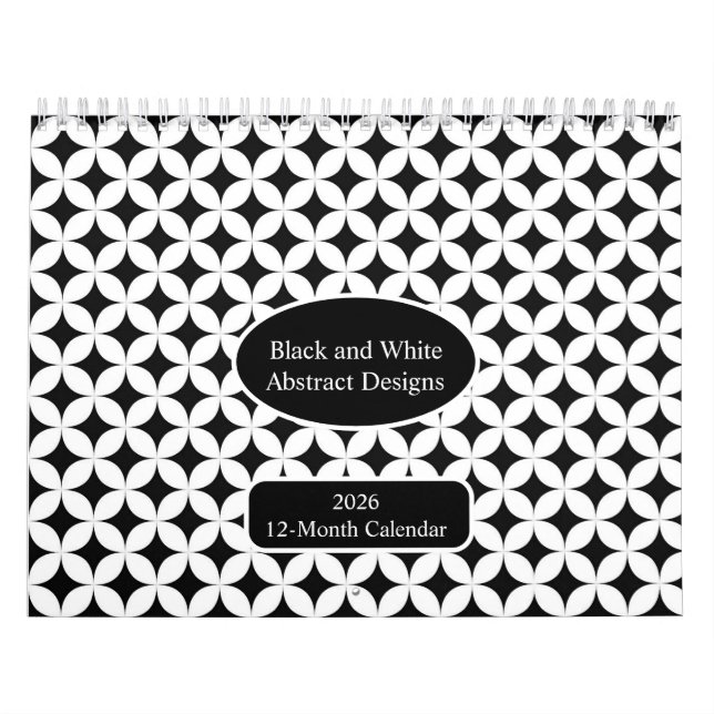 Einzigartige Moderne Minimalistische Abstrakte Kun Kalender (Titelbild)