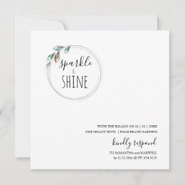 Einzigartige moderne skandinavische Weihnachtseinl Mitteilungskarte