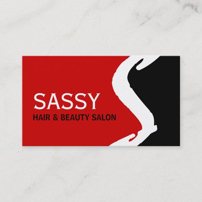 Einzigartige Monogramm-Visitenkarten Visitenkarte (Vorderseite)