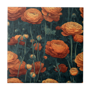 Einzigartige Mosaik-Ranunculus-Fliesen für moderne Fliese