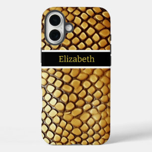 Einzigartige Muster der Haut einer giftigen Schlan iPhone 16 Plus Hülle