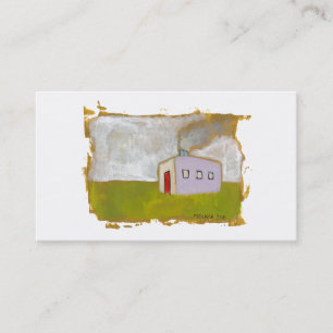 Einzigartige neue einfache moderne Volkskunst der Visitenkarte