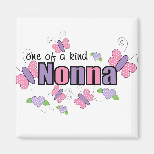 Einzigartige Nonna Magnet (Vorne)