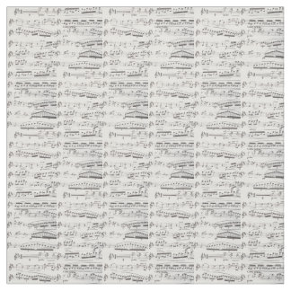 Einzigartige Noten, Partitur-Gewebe Stoff
