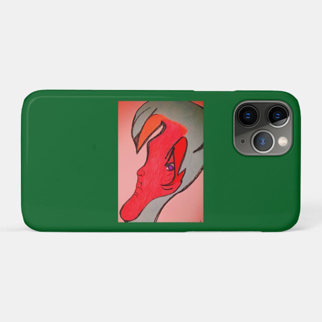 Einzigartige originale Charakterkunst Case-Mate iPhone Hülle (Rückseite (Horizontal))