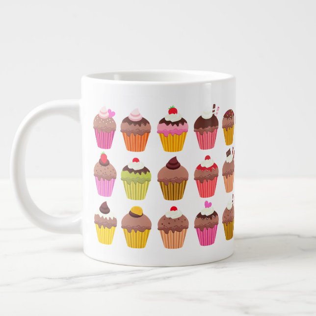 Einzigartige Oversized Tasse für Microwave CupCake (Links)