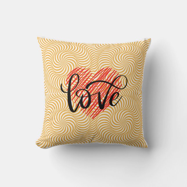 Einzigartige perfekte Kissendesigns auf Zazzle Kissen (Vorderseite)