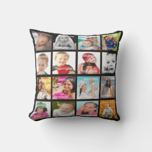 Einzigartige Personalisierte FotoCollage Kissen