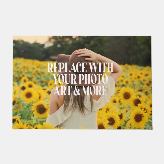 Einzigartige Personalisierte Fußmatte (Vorderseite)